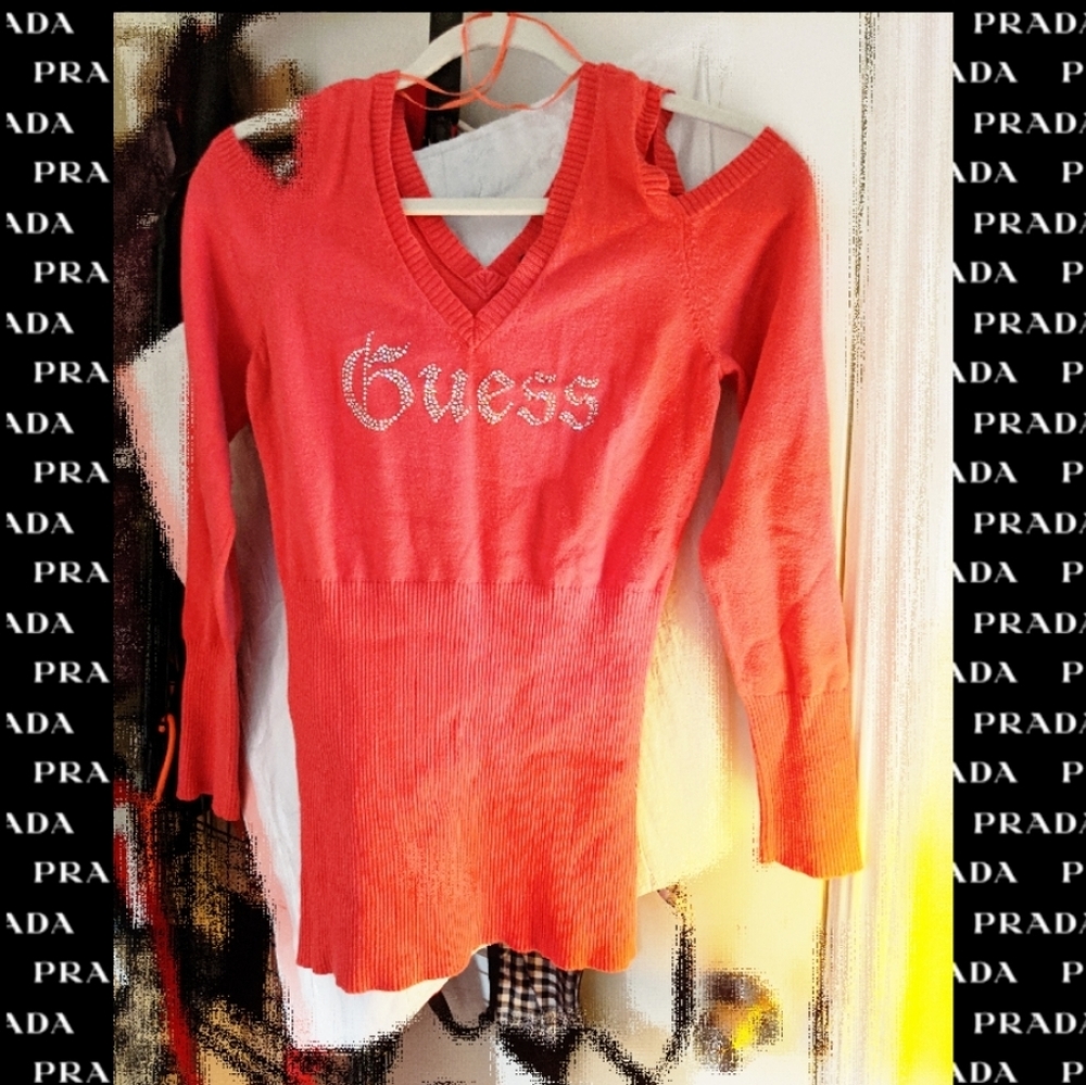 Guess ™ cold shoulder sweater xl